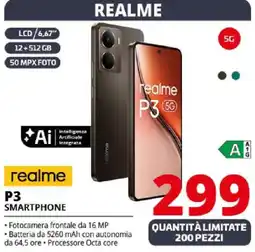 Comet realme P3 SMARTPHONE offerta