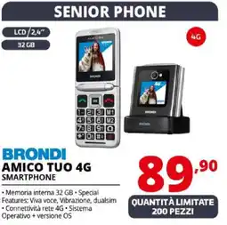 Comet BRONDI AMICO TUO 4G SMARTPHONE offerta