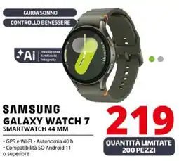 Comet SAMSUNG galaxy watch 7 smartwatch 44 MM offerta