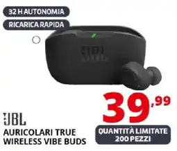 Comet JBL AURICOLARI TRUE WIRELESS VIBE BUDS offerta