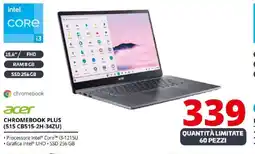 Comet acer CHROMEBOOK PLUS (515 CB515-H-34ZU) offerta