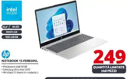 Comet hp NOTEBOOK 15-FD0034NL offerta