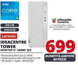 Comet Lenovo IDEACENTRE TOWER DESKTOP IC 14IRR9 1JIX offerta