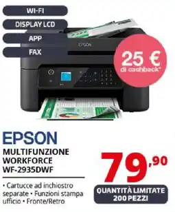 Comet EPSON MULTIFUNZIONE WORKFORCE WF-2935DWF offerta