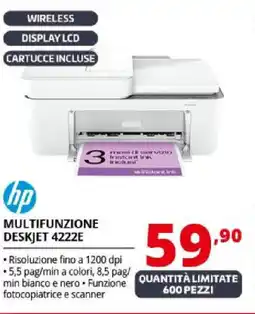 Comet hp MULTIFUNZIONE DESKJET 4222E offerta