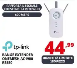 Comet tp-link RANGE EXTENDER ONEMESH AC1900 RE550 offerta