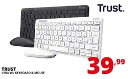 Comet TRUST Lyra WL keyboard & mouse offerta