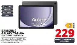 Comet SAMSUNG GALAXY TAB A9+ TABLET SM-X210NZAEEUE offerta