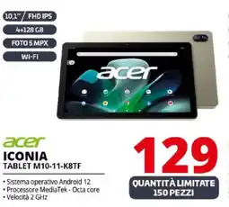 Comet acer ICONIA TAB A10 TABLET A10-21-A0AU offerta