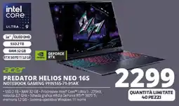 Comet acer PREDATOR HELIOS NEO 16S NOTEBOOK GAMING PHN165-71-91AK offerta