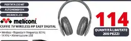 Comet meliconi CUFFIE TV WIRELESS HP EASY DIGITAL offerta