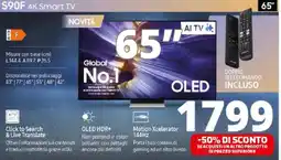 Comet SAMSUNG S90F 4K Smart TV offerta