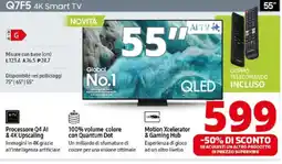 Comet SAMSUNG Q7F5 4K Smart TV offerta