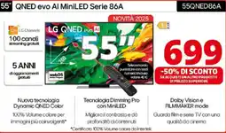 Comet LG 55" QNED evo Al MiniLED Serie 86A offerta