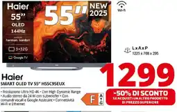 Comet Haier SMART OLED TV 55" H55C95EUX offerta