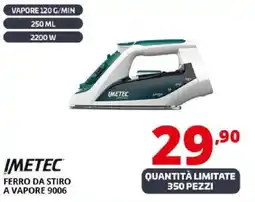 Comet IMETEC FERRO DA STIRO A VAPORE 9006 offerta