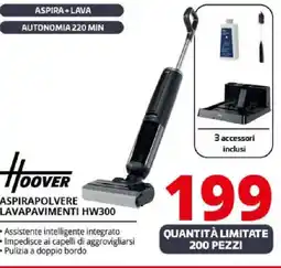 Comet HOOVER ASPIRAPOLVERE LAVAPAVIMENTI HW300 offerta