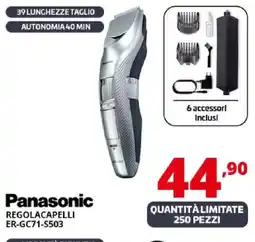 Comet Panasonic REGOLACAPELLI ER-GC71-5503 offerta