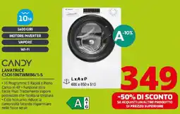 Comet CANDY LAVATRICE CS06106TWMB6/1-S offerta