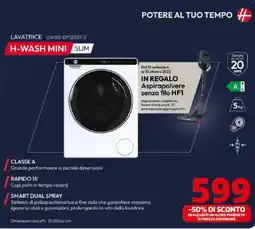 Comet LAVATRICE OW50-BP12307-S H-WASH MINI SLIM offerta