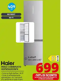 Comet Haier FRIGO COMBINATO HDPW5620DNPK offerta