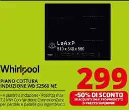Comet Whirlpool PIANO COTTURA INDUZIONE WB S2560 NE offerta