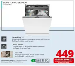 Comet LAVASTOVIGLIE RAPIDÒ CI 6B4FIMA offerta