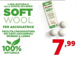 Comet Lana naturale della nuova zelanda soft wool per asciugatrice offerta