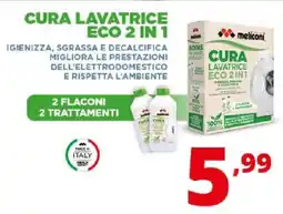Comet meliconi Cura lavatrice eco 2 in 1 offerta