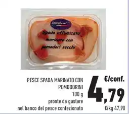 Conad Superstore Pesce spada marinato con pomodorini offerta