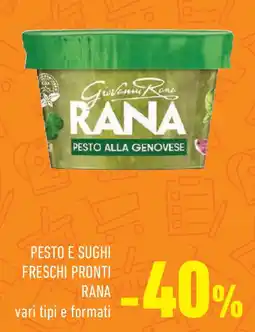 Conad Superstore Pesto e sughi freschi pronti RANA offerta