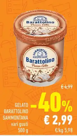 Conad Superstore Gelato barattolino SAMMONTANA offerta