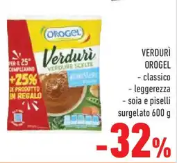 Conad Superstore Verdurì OROGEL offerta