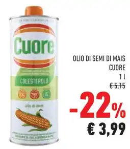 Conad Superstore Olio di semi di mais CUORE offerta