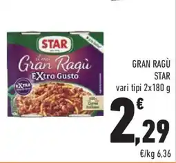 Conad Superstore Gran ragù STAR offerta