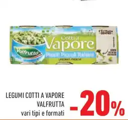 Conad Superstore Legumi cotti a vapore VALFRUTTA offerta
