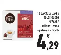 Conad Superstore 16 capsule caffè dolce gusto NESCAFÈ offerta