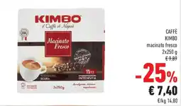 Conad Superstore CAFFÈ KIMBO macinato fresco offerta