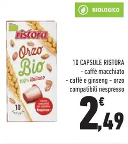 Conad Superstore 10 capsule RISTORA offerta