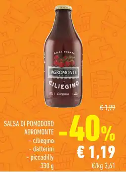 Conad Superstore Salsa di pomodoro AGROMONTE offerta