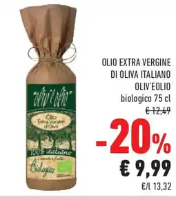 Conad Superstore Olio extra vergine di oliva italiano OLIV'EOLIO offerta