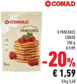 Conad Superstore 8 pancakes CONAD offerta