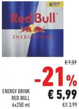 Conad Superstore Energy drink RED BULL offerta