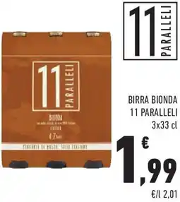 Conad Superstore Birra bionda 11 PARALLELI offerta
