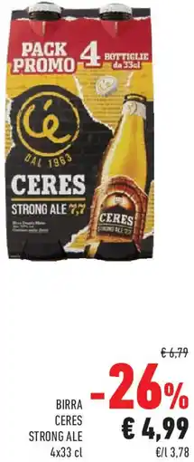 Conad Superstore Birra ceres strong ale offerta