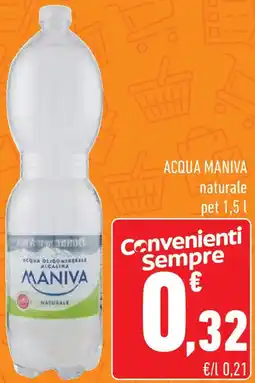 Conad Superstore Acqua MANIVA offerta