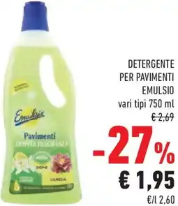 Conad Superstore Detergente per pavimenti EMULSIO offerta