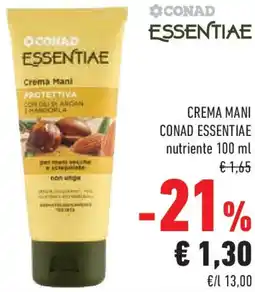 Conad Superstore Crema mani conad essentiae offerta
