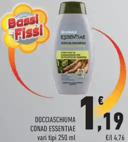 Conad Superstore Docciaschiuma CONAD ESSENTIAE offerta
