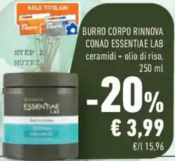 Conad Superstore Burro corpo rinnova conad essentiae lab offerta